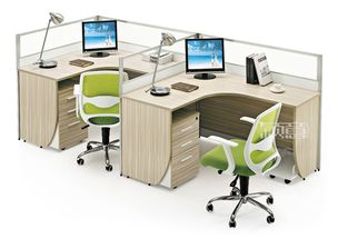 重慶辦公家具廠 屏風工作位與四人辦公組合方案